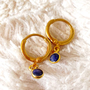 Sweetheart blue earrings