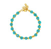 Blue parrot bracelet