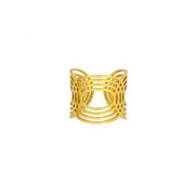 Grecian open gold ring