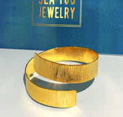 Spiral cuff bracelet - seayoujewelry